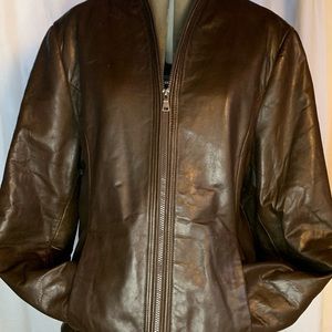 ENVY Knoles & Carter Italian lamb leather womans Jacket